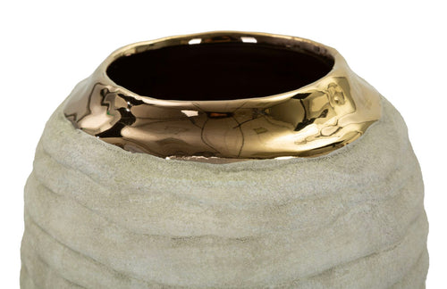 Mauro Ferretti vaas - 14x30 cm - goud