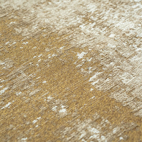 Louis De Poortere vloerkleed Mercury - geel - 140x140cm - vtwonen shop