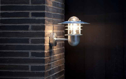 Nordlux Agger Wandlamp Buiten | E27 - IP54 | Verzinkt | Seaside