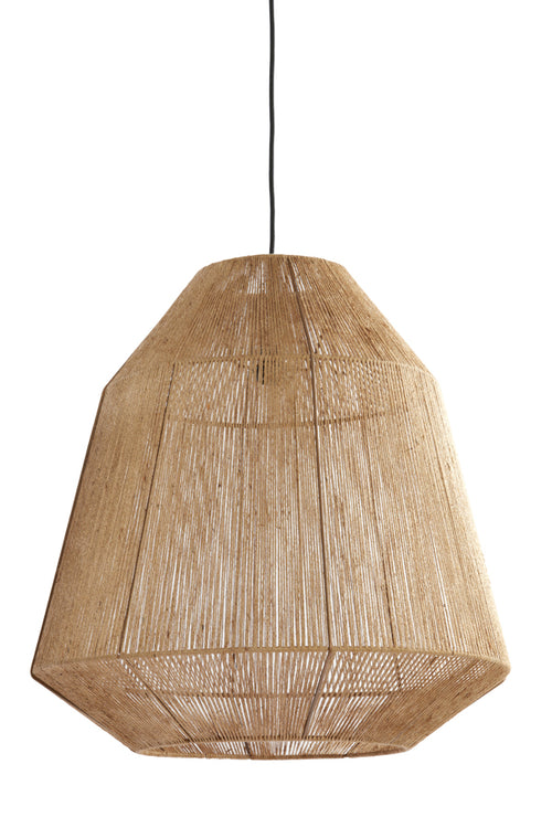 Light & Living hanglamp MALVA - Ø60x60cm - bruin