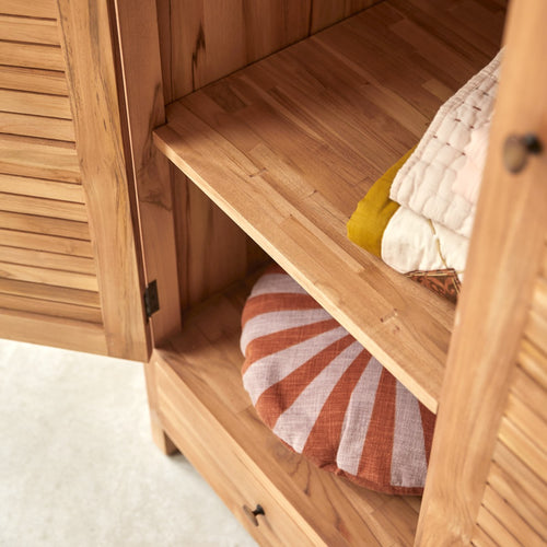 Tikamoon Kinderkast van massief teakhout - Naturel