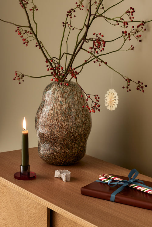 Hübsch vaas Miro - glas - ø20xh29cm - vtwonen shop