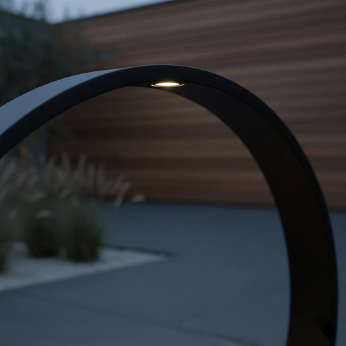 Lucide sokkellamp JEREL - Geïntegreerde LED - Zwart