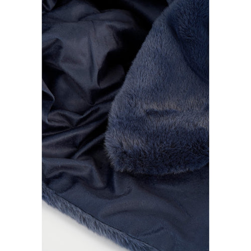 In The Mood Collection Bronte Fleece Deken - L200 x B150 cm - Donkerblauw