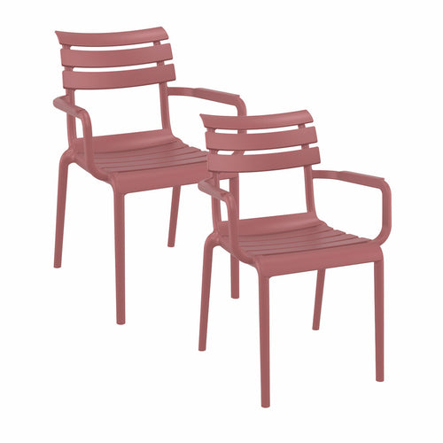 Garden Impressions tuinstoel Paris marsala - 2 stuks - vtwonen shop