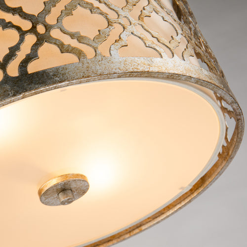 Elstead Arabella - 2 Lichts Inbouw Plafondlamp Goud, E27