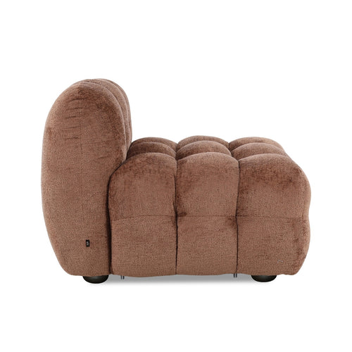 DÉJA Living Fauteuil Cillán - Cognac Stof - 95x105x74cm