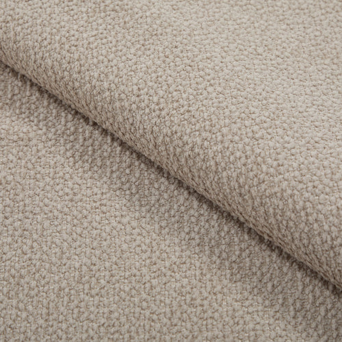 Premium Interiors - Fauteuil MILO - krullend fluweel beige 73.5cm