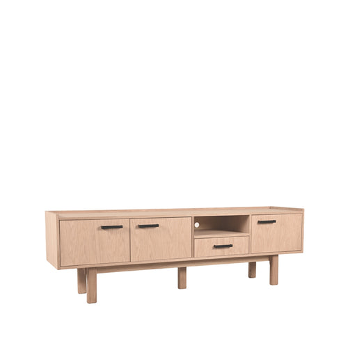 LABEL51 Tv-meubel Cali - Naturel Eikenhout - 190x45x60cm - vtwonen shop