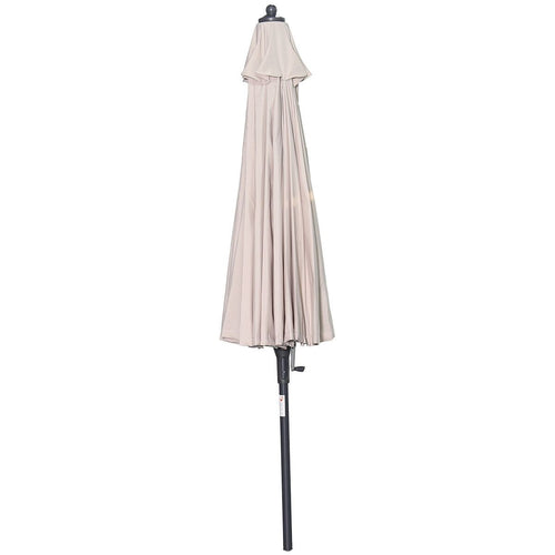 Garden Impressions stokparasol Manilla ecru Ø250 cm met Cosmo voet en hoes