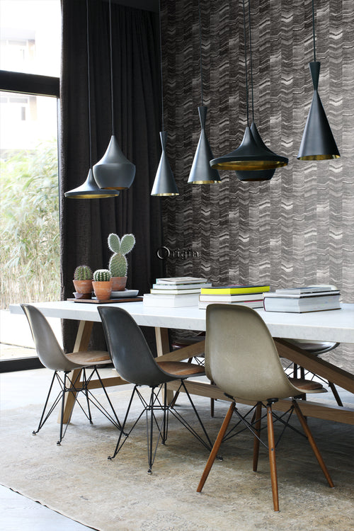 Origin Wallcoverings behang marmer motief zwart - 53 cm x 10,05 m - 337250 - vtwonen shop