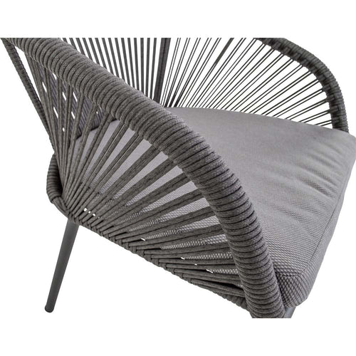 Lesli Living bistrostoel Hirado - grijs - 56,5x60x74cm