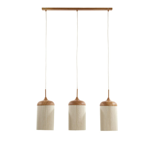 Light & Living hanglamp Dania - naturel - 90x22x32cm - vtwonen shop