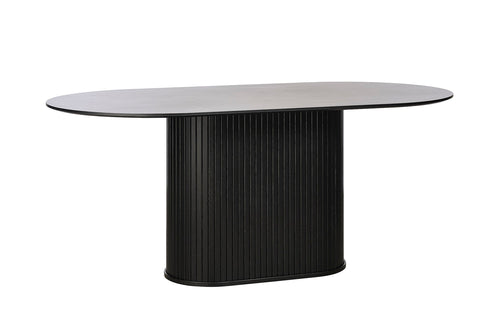 Rebellenclub Eetkamertafel Taree - 180 x 95 cm - Zwart