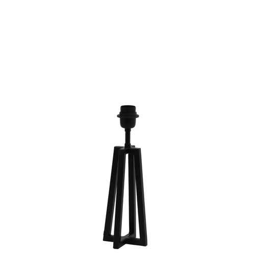 Light & Living lampvoet  - zwart - 11.5x11.5x31 cm