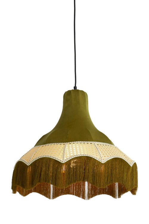 Light & Living hanglamp MIZIA - groen - Ø50x44.5cm - vtwonen shop