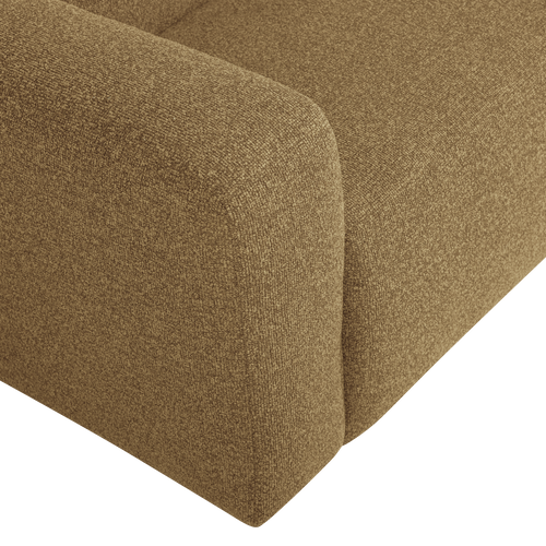 WOOOD 1,5-zits bank arm links Mojo Base - Bouclé - Geel/Bruin - 74x145x97
