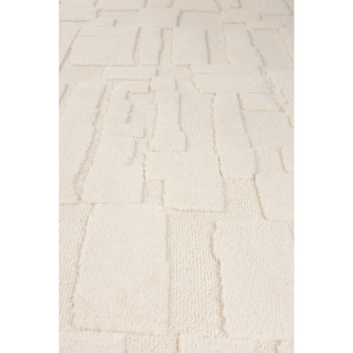 Zuiver Bricks Vloerkleed Ovaal 200x290 cm Grijs/ Beige