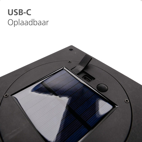 EGLO solar tafellamp buiten Usigni - 28 cm - zwart/wit - vtwonen shop