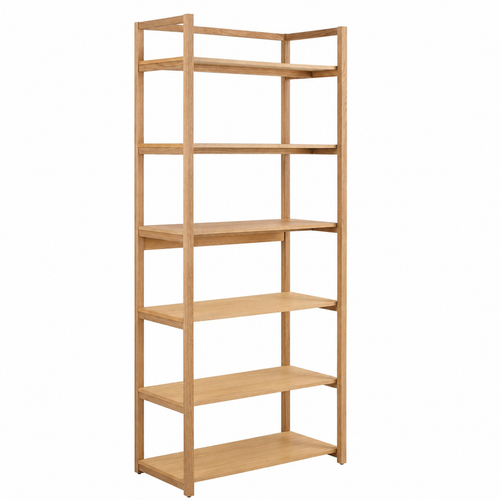 Lisomme Luuc houten opbergkast bruin - 200 x 80 cm