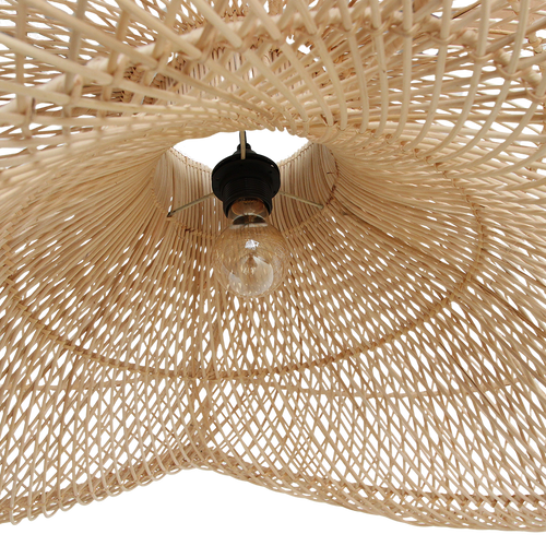 Raw Materials hanglamp Maze Organic XL - 75 cm - Natuurlijk rotan - vtwonen shop