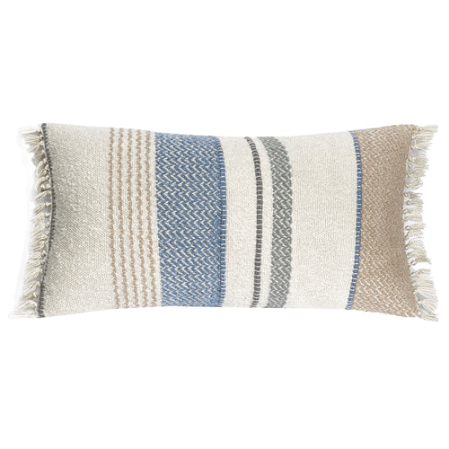 Malagoon kussen Zeezicht - Multicolor bouclé - 40x70cm