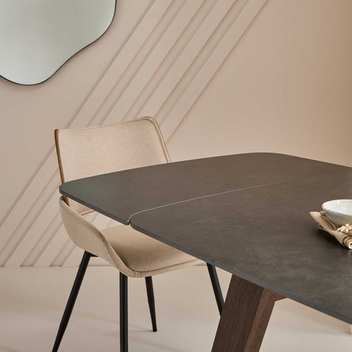 Signature - VECCHIO Eettafel - Grijs - 90x180x76 cm