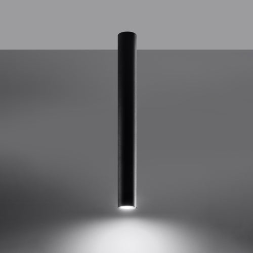 Sollux Lighting Plafondlamp LAGOS 60 zwart - 6x6x60cm