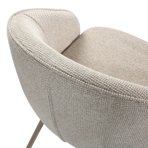 Calicosy - Stoelen set van 2 PIA - beige 62x60x81 cm