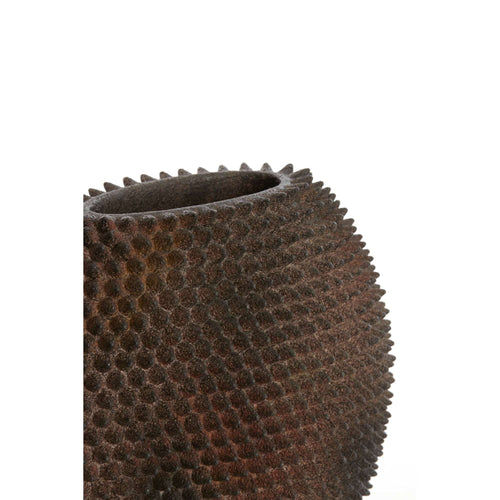 Light & Living vaas Caldras - bruin - 30.5x17x26.5cm