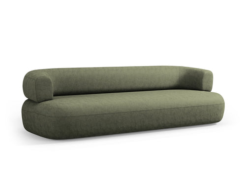 Micadoni Bank Jenny 4-zits, chenille, groente - 90x226x73cm