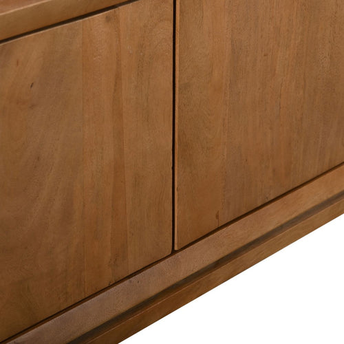Giga Meubel Tv-meubel Juno - Mangohout - Lichtbruin - 200x40x55cm