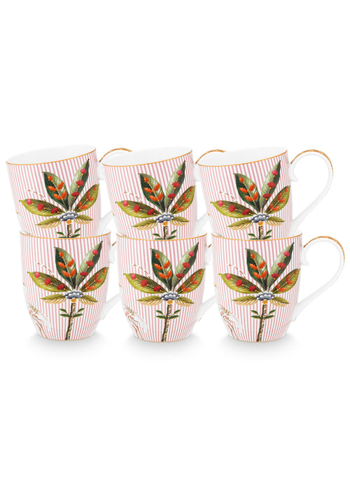 Pip Studio - La Majorelle Mokken - Servies set van 6 - 450ml - vtwonen shop