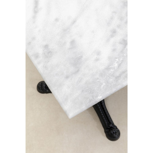 Kare Design Eettafel Bistrot vierkant 60x60cm wit marmer - vtwonen shop