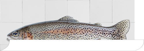 ESTAhome muursticker vis warm grijs en zalm roze - 97 x 48.5 cm - 159031 - vtwonen shop