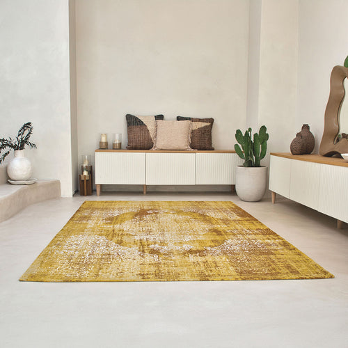 Louis De Poortere vloerkleed Sunwax - geel - 80x150cm