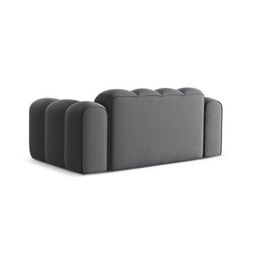 Cosmopolitan Design - Bank Treno 2-zits, flueel grijs - 94x180x70cm
