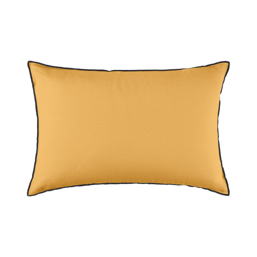 Madura Kussenovertrek Carlina oker en zwarte hommel 40x60 cm