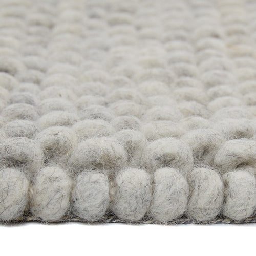 Interieur05 Wollen vloerkleed Lecco licht grijs - 160 x 230 cm