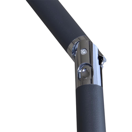 Lesli Living push-up parasol Libra - grijs - 250x250cm