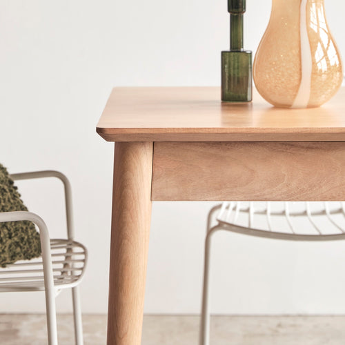 Tikamoon Uitschuifbare tafel in massief mangohout 4-6 personen. - Naturel - vtwonen shop