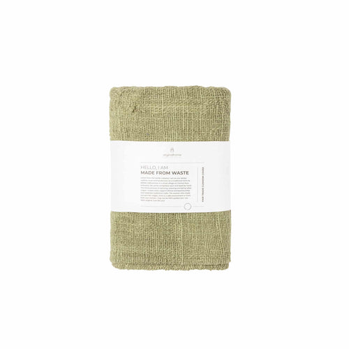 Originalhome Kussen gerecycled katoen groen - 60x60 cm