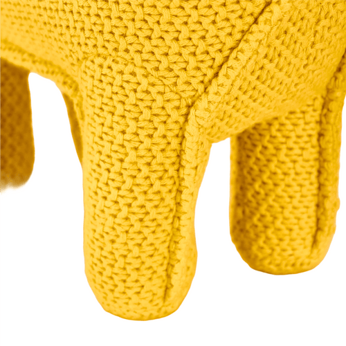 Pintado & Lacado knuffeldier Giraffe - geel - 55 cm