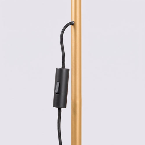 Sollux Lighting Vloerlamp NOX goud - 30x30x165cm