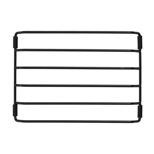 Lisomme Riv metalen pannen onderzetter zwart - 24 x 17 cm - vtwonen shop