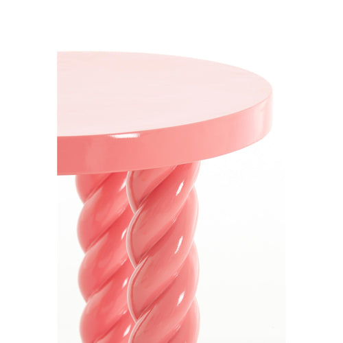 Light & Living bijzettafel Vallejo - roze - Ø46cm - vtwonen shop