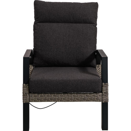 Lesli Living bistrostoel Treviso - grijs - 74x83x94cm