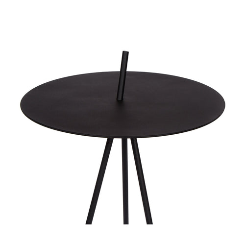 Atmooz bijzettafel Azure - zwart - Ø 40 x H 66 cm