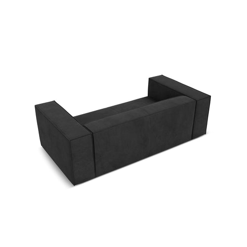 Cosmopolitan Design - Bank Turin 2-zits, structurele stof donkergrijs - 100x212x68cm