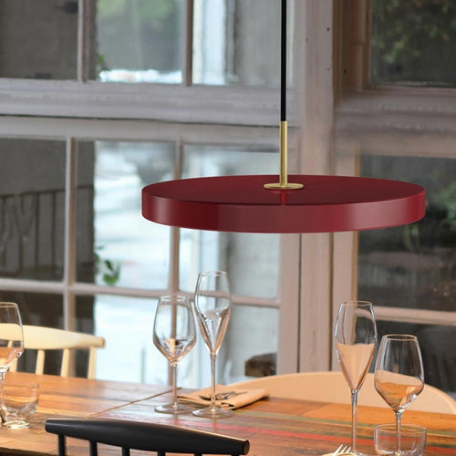 Umage Asteria Medium hanglamp ruby red - met koordset - Ø 43 cm